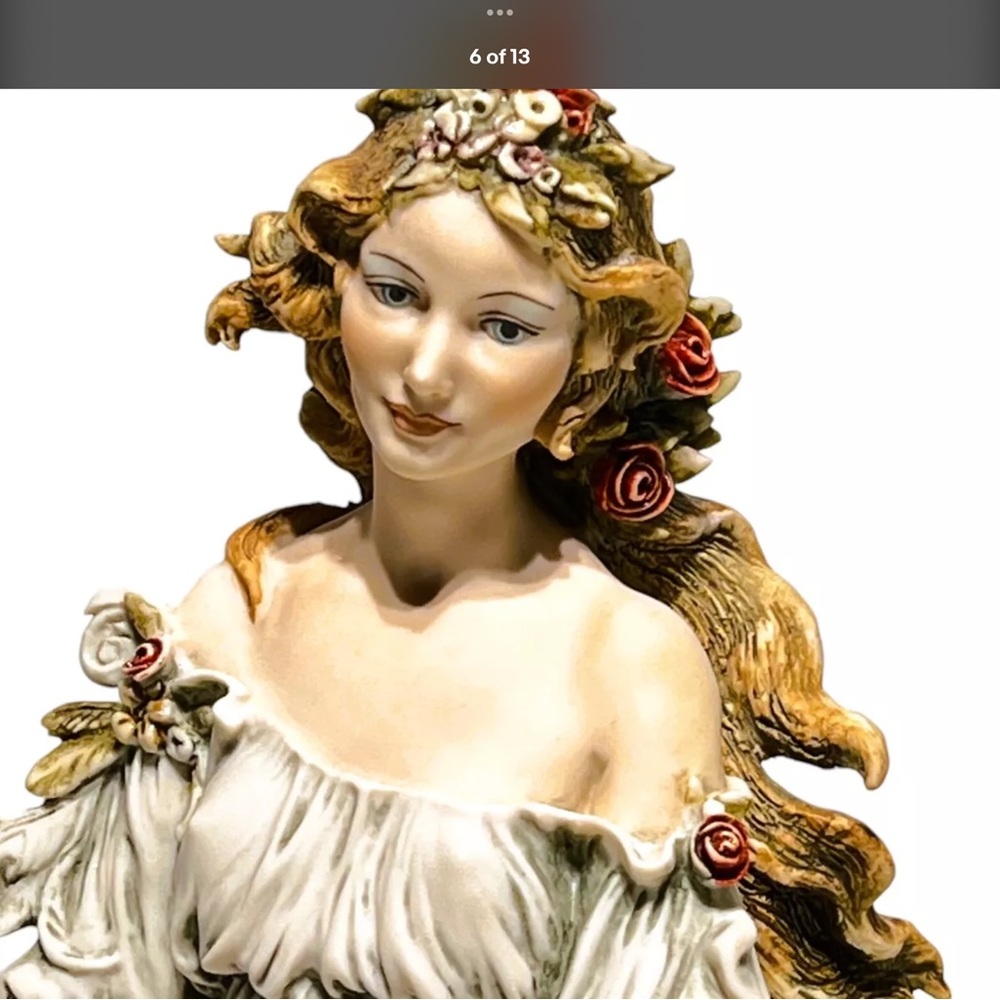Giuseppe Armani FLORA 212-C  1994 Sculpture Capodimonte Mark EUC!!